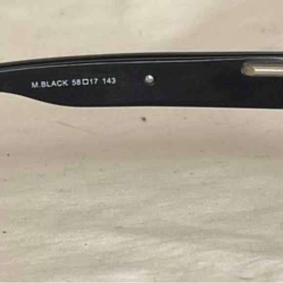 New A-List Eyeglass black Frame Model 121 58/17/143 - Picture 2 of 4
